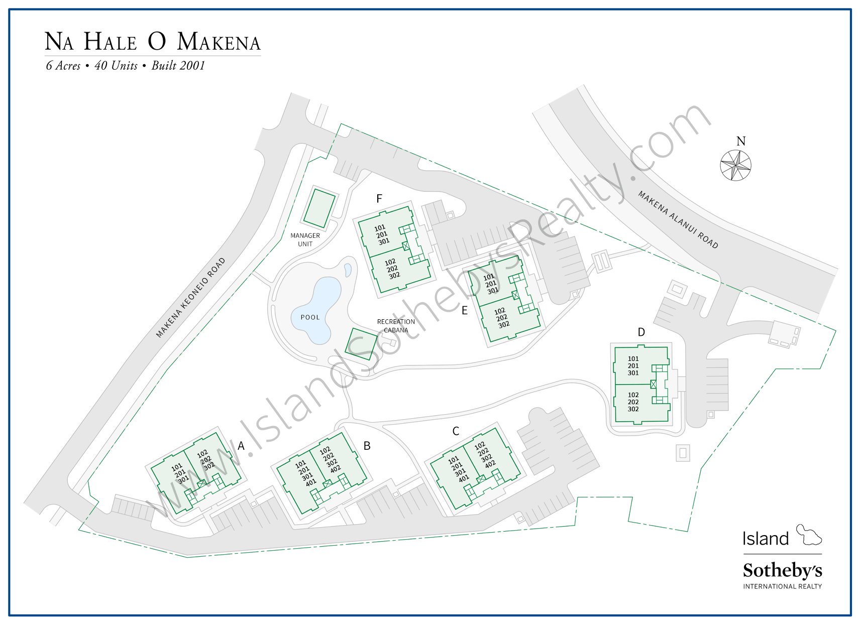 Map of Na Hale O Makena Maui